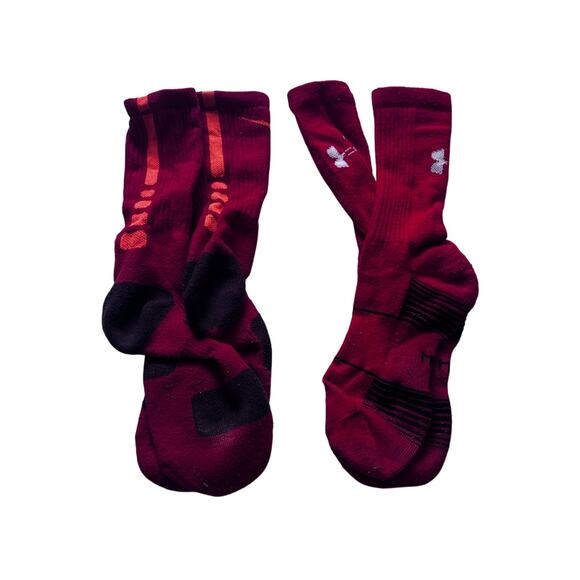 Youth Size Medium Athletic Socks - Nike and Under Armour - Picture 1 of 6